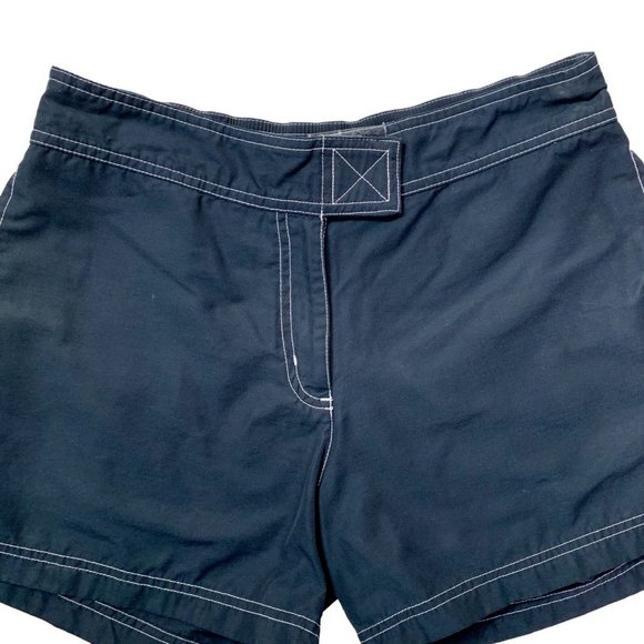 Nike Athletic Shorts Size Medium 8-10 Navy Blue Side Pockets - Picture 3 of 5